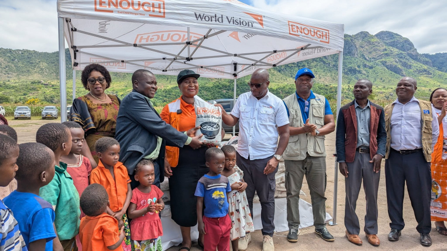 Minister of Gender Commends World Vision Malawi for Expanding Feeding Programme for Children